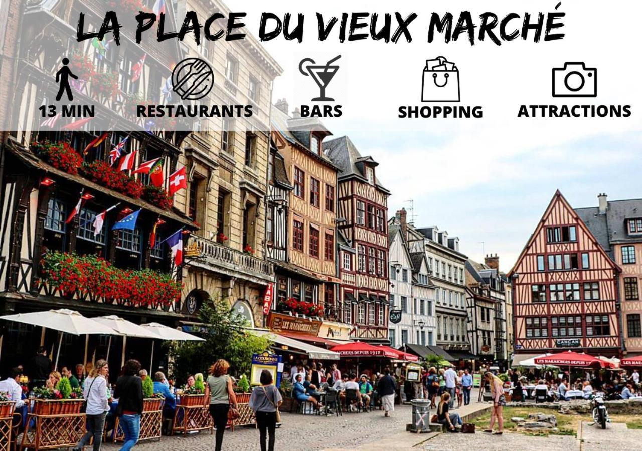 Apartmán Cosy'Appart - Le Fontenelle Rouen Exteriér fotografie
